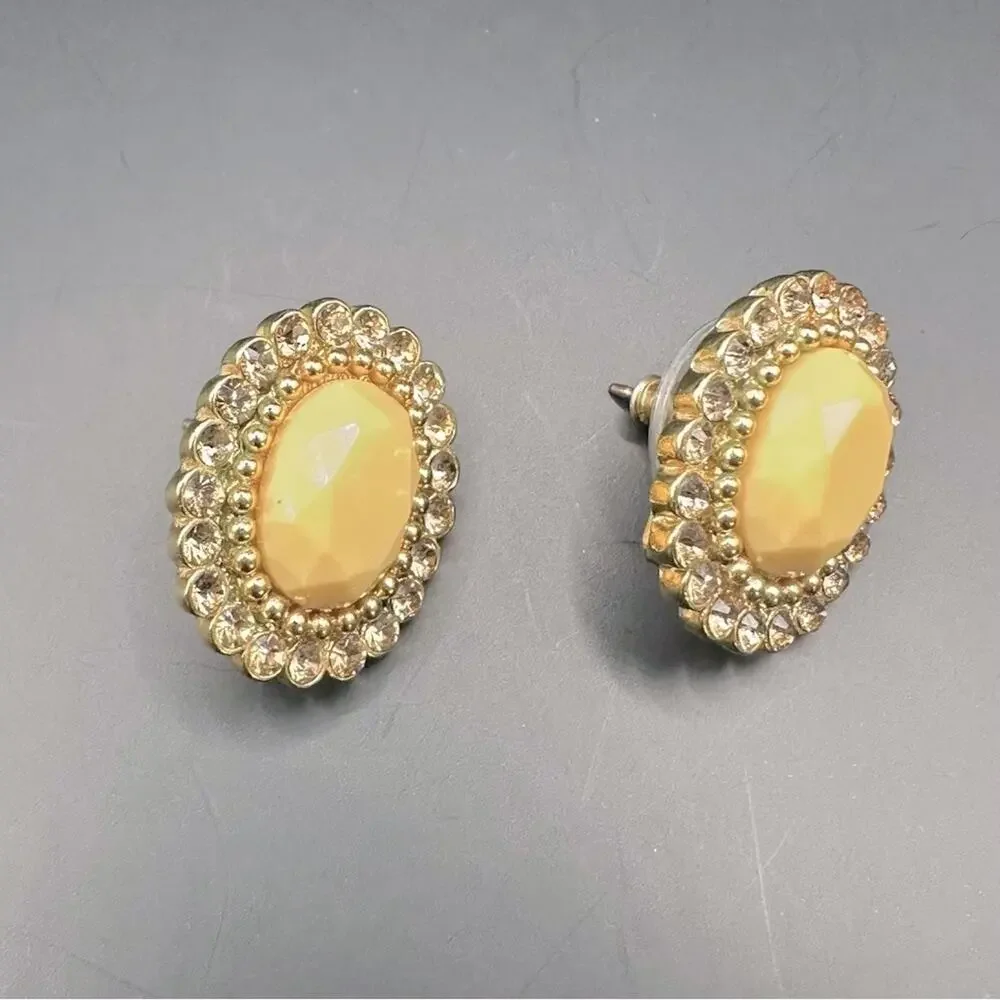 Kate Spade NY Steal The Spotlight Pave Stud Earrings Pierced Casual Retro Preppy